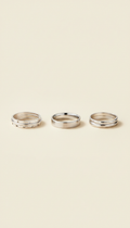 18K Gold Plated Stacking Rings