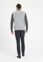 Gilet col V sans manches homme en cachemire gris clair - LUKE 9