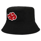 Naruto Reversible Akatsuki X Konoha Hidden Leaf Village Bucket Hat